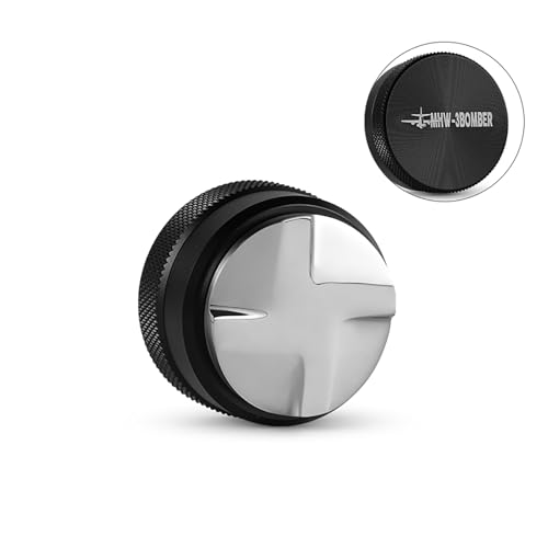 MHW-3BOMBER 53.35mm Espresso Leveler Kaffeeverteiler Verstellbare Höhe 53mm Verteilerwerkzeug für 54mm Portafilter Espresso Zubehör Modell: T6093L4-OS von MHW-3BOMBER