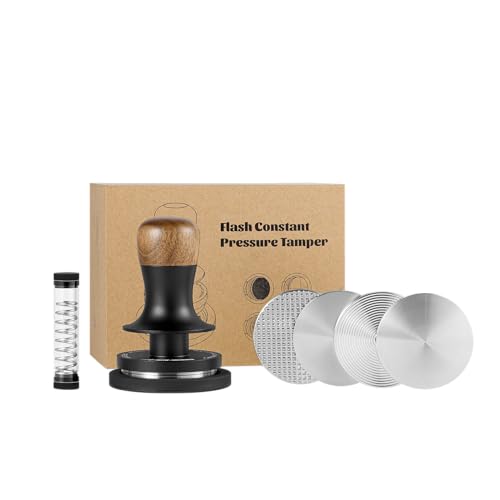 MHW-3BOMBER Tamper 58mm Set, Kaffee Tamper 58,35 mit 3 federbelasteten Konstanter Druck 30lbs, 58mm Espresso Tamper mit Sound Feedback, Espresso Tamper Modell: T6175T MHW-3BOMBER Tamper 58mm Set, Kaffee Tamper 58,35 mit 3 federbelasteten Konstanter Druck 30lbs, 58mm Espresso Tamper mit Sound Feedback, Espresso Tamper Modell: T6175T von MHW-3BOMBER