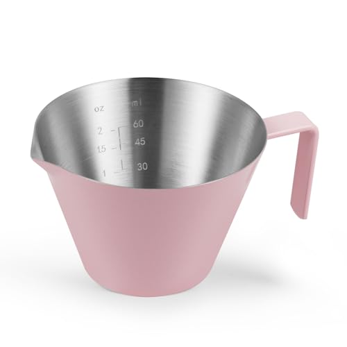 MHW-3BOMBER Espressotassen 100ml mit EdlStahlgriff, Kaffee Messglas Kännchen rostfreie Stähle Espresso-Messbecher Espresso Messbecher, Soßenbecher Dipschalen 100ml, Makrone Rosa Modell: G5739-OS MHW-3BOMBER Espressotassen 100ml mit EdlStahlgriff, Kaffee Messglas Kännchen rostfreie Stähle Espresso-Messbecher Espresso Messbecher, Soßenbecher Dipschalen 100ml, Makrone Rosa Modell: G5739-OS von MHW-3BOMBER
