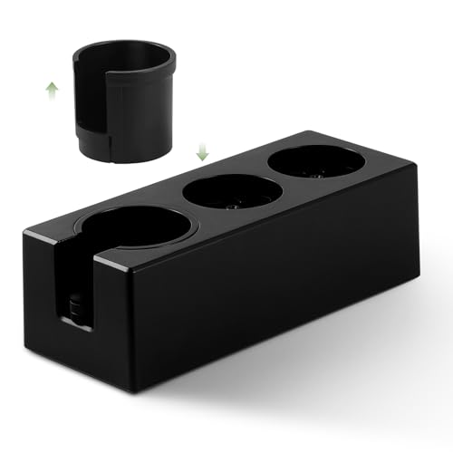 MHW-3BOMBER Espresso-Tampingstation, 51/54/58 mm, ABS-Siebträgerhalter, abnehmbare Espresso-Organizer-Station, verstellbare Stehhöhe, mit rutschfesten Silikonmatten CH5528-OS von MHW-3BOMBER
