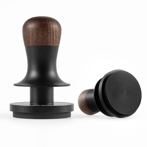 MHW-3BOMBER Konstanter Druck 58.35mm, Kaffee Tamper mit Titanium-Beschichtung, Eingebaute 3 federbelasteten 30lbs Tamper 58mm Espresso Stampfer mit Sound Feedback Schwarz Modell: T6176T-OS MHW-3BOMBER Konstanter Druck 58.35mm, Kaffee Tamper mit Titanium-Beschichtung, Eingebaute 3 federbelasteten 30lbs Tamper 58mm Espresso Stampfer mit Sound Feedback Schwarz Modell: T6176T-OS von MHW-3BOMBER