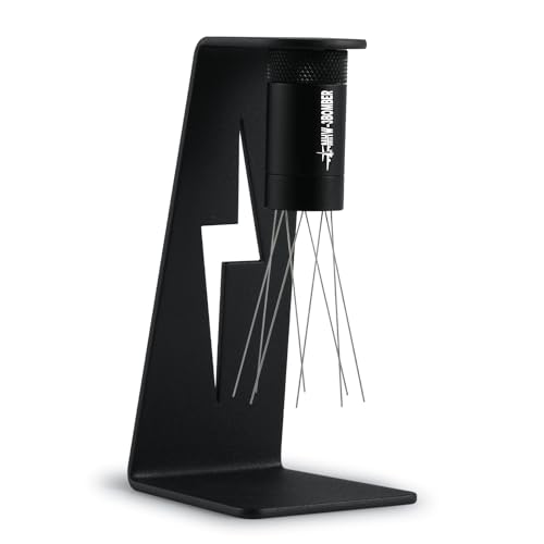 MHW-3BOMBER Einstellbar 0.25mm WDT Tool 2.0, Espresso Nadel mit 8 Ersatznadeln, Espresso Distribution Tool Kaffee Distributor mit Magnetischer Ständer, Espresso Nadel Barista Zubehör Modell: T6126 von MHW-3BOMBER