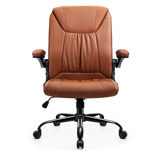 MHYSADGA Bürostuhl, AErgonomischer Massage-Computerstuhl, Beheizter Bürostuhl, Verstellbarer Drehbarer Arbeitsstuhl, PU-Leder-Gaming-Stuhl mit Fußstütze für Schlafzimmer? Büro A von MHYSADGA