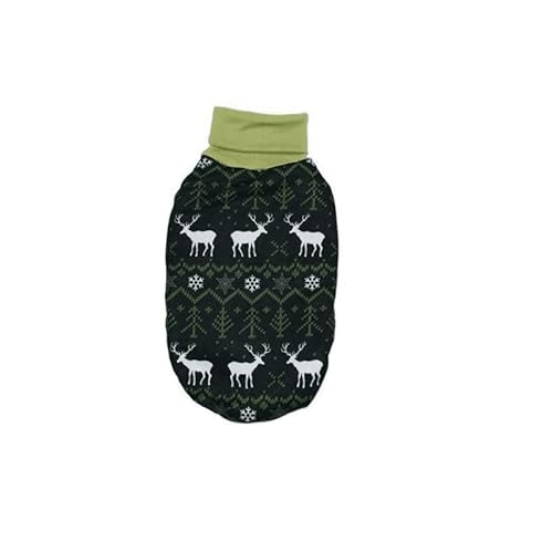 Fleece-Sweatshirt mit hohem Kragen - Hundebekleidung - Größe 20 - Weiche Haptik zum Schutz vor Kälte - Einfache Platzierung - untere Öffnung - Mi&Dog von MI&DOG