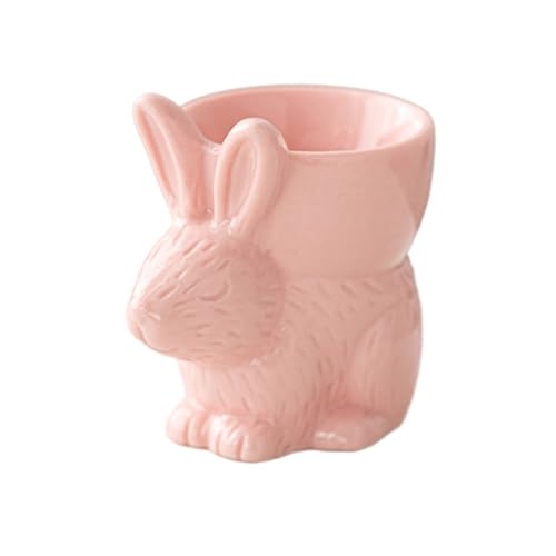 Gekochte Eierbecher in Hasenform, handgefertigtes Tablett, niedliche Frühstückstischdekoration Gekochte Eierbecher in Hasenform, handgefertigtes Tablett, niedliche Frühstückstischdekoration von MIADOSHINSE