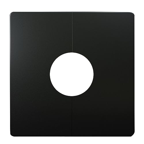 Quadratische Rosettenplatte, Wand-geteilter Flansch, Wasserrohrabdeckung, dekorative Wandplatte für reservierte Bohrlöcher, passend für Drähte/Armaturen/Rohre Quadratische Rosettenplatte, Wand-geteilter Flansch, Wasserrohrabdeckung, dekorative Wandplatte für reservierte Bohrlöcher, passend für Drähte/Armaturen/Rohre von MIADOSHINSE