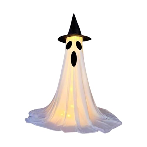 Übergroße LED Geisterhafte Halloween-Dekoration, Stofffigur für Garten/Veranda/Hof Indoor Outdoor (120cm Übergroße LED Geisterhafte Halloween-Dekoration, Stofffigur für Garten/Veranda/Hof Indoor Outdoor (120cm von MIADOSHINSE