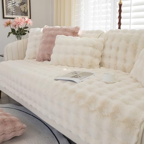 samt sofabezug 1 2 3 4 sitzer couchbezug l form ecksofa für Wohnzimmer,Plüsch Couch überwurf Sofaschoner rutschfest Hundedecke für Hunde Pet,Sofa Überzug Sofaüberwurf Schutzdecke Schonbezug Abde von MIAHMO