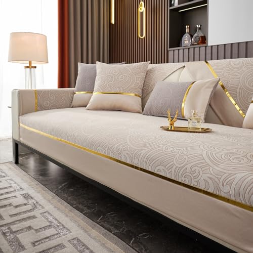 sofabezug Antirutsch 1 2 3 4 sitzer für Wohnzimmer,Chenille Couch Cover Ecksofa L Form couchschoner rutschfest Sofaschoner,Sofa Überwur Sofaschutz Schonbezug Abdeckung Sofaüberwurf für Hunde Pets( von MIAHMO