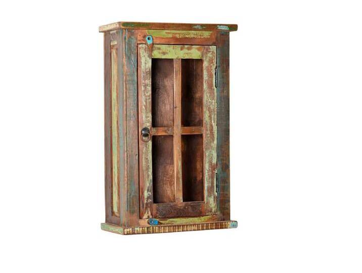 Badezimmer-Hängeschrank 'Seaside' Massivholz Recycletes Holz Shabby Chic Indien Indisch von MIAMÖBEL