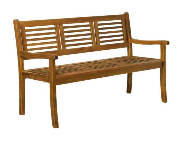 Gartenbank Akazie 150cm Massivholz Akazie Modern von MIAMÖBEL