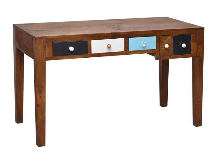 Schreibtisch Balu Massivholz Mango Modern Indien Indisch von MIAMÖBEL