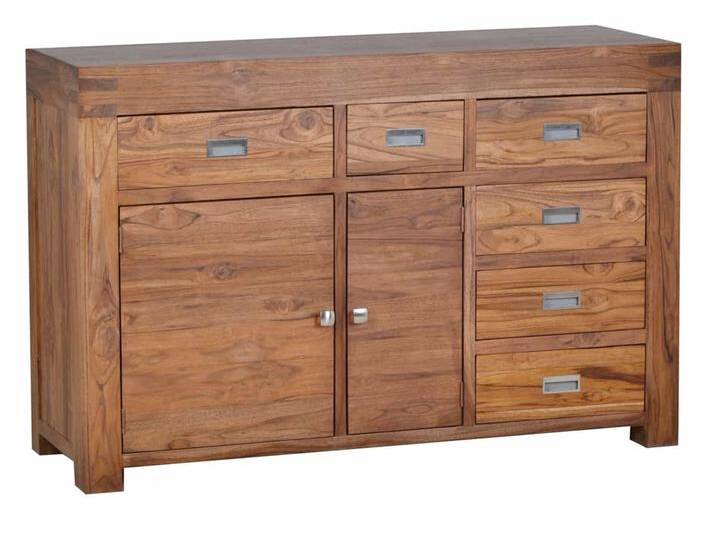Sideboard Masala - groß Massivholz Teak Modern Indien Indisch von MIAMÖBEL