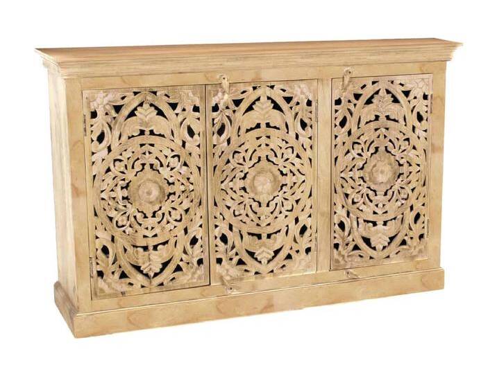 Sideboard 'Varanasi' Massivholz Mango Modern Indien Indisch von MIAMÖBEL