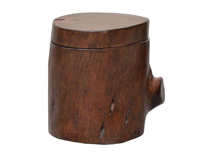 Sitzhocker Timber höhenverstellbar Massivholz, Metall Sheesham Modern Indien Indisch von MIAMÖBEL