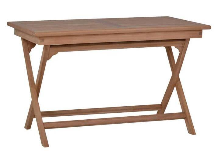 Teak Esstisch/Klapptisch 120x70cm Massivholz Teak Modern von MIAMÖBEL
