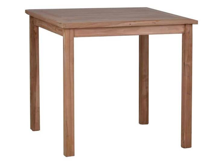 Teak Esstisch 70x70cm Massivholz Teak Modern von MIAMÖBEL