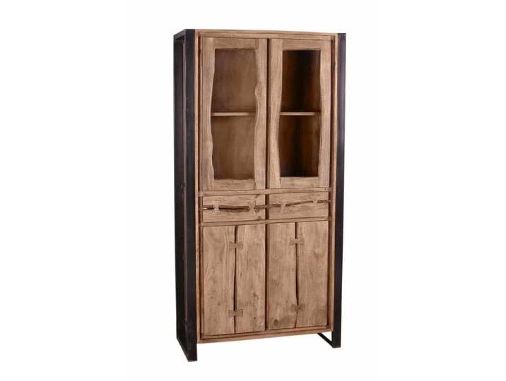 Vitrine 'Westend' Massivholz, Metall Akazie Modern Indien Indisch Vitrine 'Westend' Massivholz, Metall Akazie Modern Indien Indisch von MIAMÖBEL