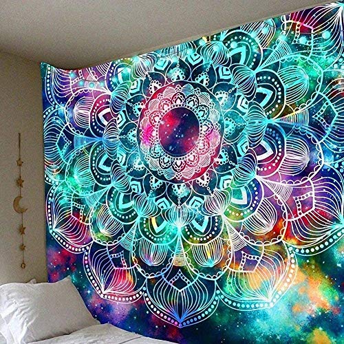 MIANJUNAN wandteppiche,Bunte Pilz Wandteppiche Indischen Boho Psychedelic Hippie Wand Hängen Wandteppiche Groß Handtuch Für Den Strand Yoga Matte Decke Werfen von MIANJUNAN