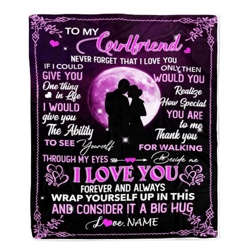 MIAOMANSENSTORE Personalisierte Decke für Meine Freundin vom Freund Ich Liebe Dich für Immer und ewig Geburtstag Valentinstag Weihnachten Hochzeitstag Personalisierte Fleecedecke MIAOMANSENSTORE Personalisierte Decke für Meine Freundin vom Freund Ich Liebe Dich für Immer und ewig Geburtstag Valentinstag Weihnachten Hochzeitstag Personalisierte Fleecedecke von MIAOMANSENSTORE