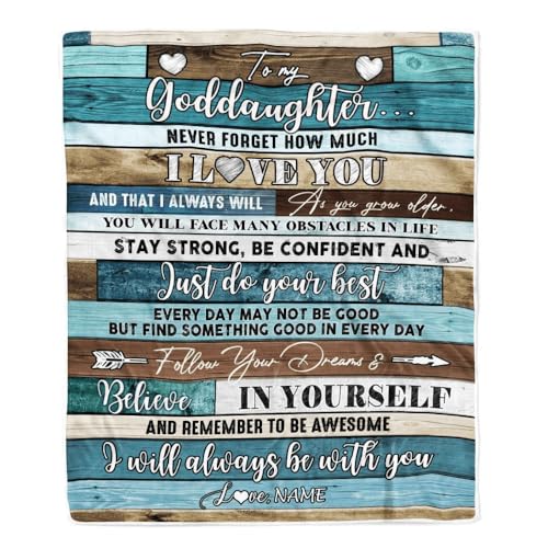 MIAOMANSENSTORE Personalisierte Decke für Meine Patentochter von Patin Patenonkel Holz Niemals vergessen, ich Liebe Dich Patentochter Geburtstag Weihnachten Personalisierte Fleecedecke MIAOMANSENSTORE Personalisierte Decke für Meine Patentochter von Patin Patenonkel Holz Niemals vergessen, ich Liebe Dich Patentochter Geburtstag Weihnachten Personalisierte Fleecedecke von MIAOMANSENSTORE