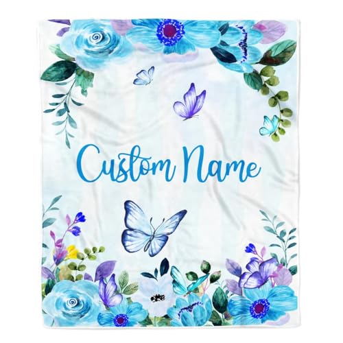 MIAOMANSENSTORE Personalisierte Decke mit Namen für Mädchen Schmetterling Purle Blumenmädchen Kind Tochter Enkelin Nichte Geburtstag Personalisierte Weihnachtsfleecedecke MIAOMANSENSTORE Personalisierte Decke mit Namen für Mädchen Schmetterling Purle Blumenmädchen Kind Tochter Enkelin Nichte Geburtstag Personalisierte Weihnachtsfleecedecke von MIAOMANSENSTORE