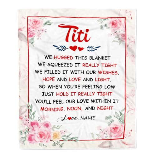 Personalisierte Titi Decke von Nichte Neffen Wir umarmten Diese Decke Floral Titi Geburtstag Muttertag Weihnachten Personalisierte Fleecedecke Personalisierte Titi Decke von Nichte Neffen Wir umarmten Diese Decke Floral Titi Geburtstag Muttertag Weihnachten Personalisierte Fleecedecke von MIAOMANSENSTORE