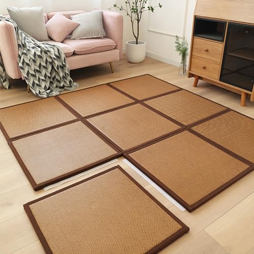 MIAOXIAO Japanisch Futon Matratze Faltender Rattan Bereich Teppich Anti-Rutsch Tatami Teppich Kriechmatte Bodenmatratze für Schlafzimmer Wohnzimmer Spielzimmer,2,60X60CM MIAOXIAO Japanisch Futon Matratze Faltender Rattan Bereich Teppich Anti-Rutsch Tatami Teppich Kriechmatte Bodenmatratze für Schlafzimmer Wohnzimmer Spielzimmer,2,60X60CM von MIAOXIAO