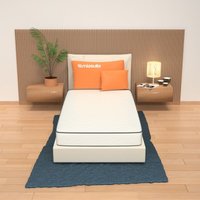 Miasuite - Matratze 100x190 Höhe 19 cm- Memory Foam, Milbenhemmend, Hypoallergen Premiere von MIASUITE