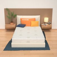 Matratze 135x190 17 cm - Memory Foam, Abziehbar, Bezug aus Aloe Vera Baldo von MIASUITE