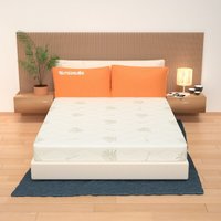 Matratze 160x200 17 cm - Memory Foam, Abziehbar, Bezug aus Aloe Vera Baldo von MIASUITE