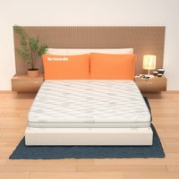 Matratze 180x200 24 cm hoch - Waterfoam, Abziehbar, Bezug aus Aloe Vera Goemon von MIASUITE