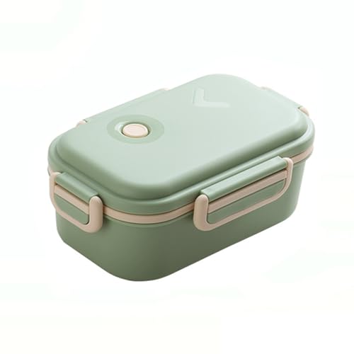MIATTCLD Bento Box Lunchbox für Erwachsene mit 3 Fächern, stapelbarer Lebensmittelbehälter für Männer und Frauen, tragbare Lunchbox mit Portionskontrolle, ideal für Mahlzeiten unterwegs, BPA-frei von MIATTCLD