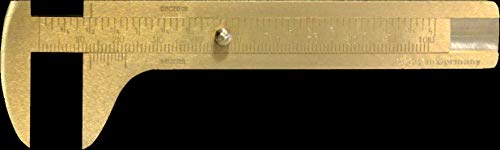 MIB Klein-Messing-Messschieber runder, langer Schnabel Knopfmass zur AUSWAHL: 100 mm von MIB