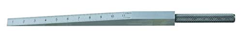MIB Messkeil Ables. 0,1 mm Spaltbreiten messen diverse Ausführungen zur AUSWAHL: 202 x 12 x 8 mm, Stahl von MIB