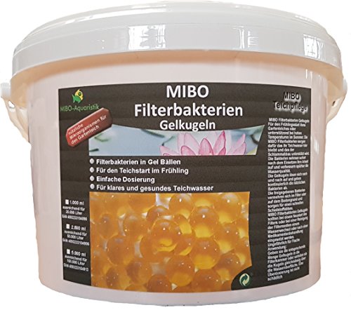 MIBO Filterbakterien Gelkugeln Filterstarter 2.500 ml ausreichend für 50.000,00 Liter MIBO Filterbakterien Gelkugeln Filterstarter 2.500 ml ausreichend für 50.000,00 Liter von MIBO-Aquaristik