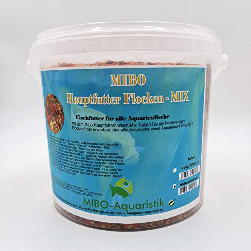 MIBO Flockenfutter 5.000 ml / 850 g Fischfutter Hauptfutterflocke für alle Zierfische MIBO Flockenfutter 5.000 ml / 850 g Fischfutter Hauptfutterflocke für alle Zierfische von MIBO-Aquaristik