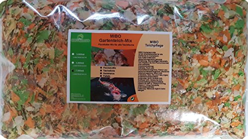 MIBO Gartenteich Mix 7000ml Teichpflege Futter Gartenteich Flocke Sticks Gammarus Pellets MIBO Gartenteich Mix 7000ml Teichpflege Futter Gartenteich Flocke Sticks Gammarus Pellets von MIBO-Aquaristik