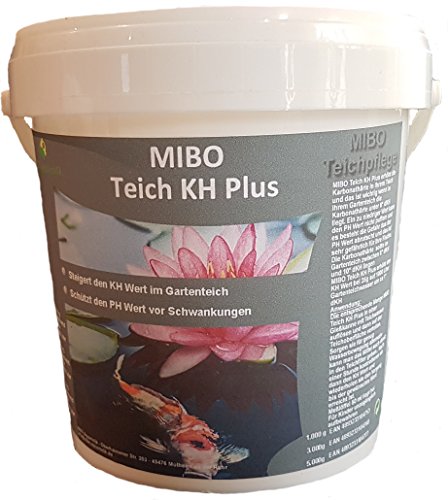MIBO KH Plus 1kg für 40.000 Liter Gartenteichwasser Karbonatwerterhöhung von MIBO-Aquaristik