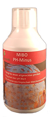 MIBO PH Minus 250ml Aquarium Wasseraufbereiter PH-Wert Regulator für weiches Wasser MIBO PH Minus 250ml Aquarium Wasseraufbereiter PH-Wert Regulator für weiches Wasser von MIBO-Aquaristik