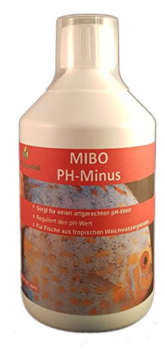 MIBO PH Minus 500ml Aquarium Wasseraufbereiter PH-Wert Regulator für weiches Wasser MIBO PH Minus 500ml Aquarium Wasseraufbereiter PH-Wert Regulator für weiches Wasser von MIBO-Aquaristik