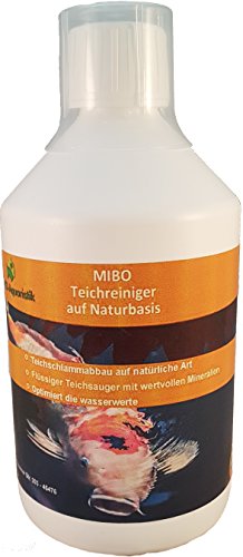 MIBO Teichreiniger auf Naturbasis 500ml Teichsauger Teichschlammentferner Teichklärer von MIBO-Aquaristik
