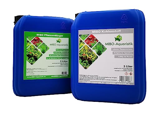 Mibo Aquaristik Pflanzendünger + Kohlenstoffdünger Spar Set 2 x 5000ml Aquarium Dünger Kanister Mibo Aquaristik Pflanzendünger + Kohlenstoffdünger Spar Set 2 x 5000ml Aquarium Dünger Kanister von MIBO-Aquaristik