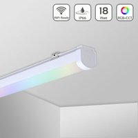 MiBoxer Linear Leuchte 1033mm 18W RGB+CCT 1.900lm IP66 Feuchtraumleuchte WiFi LL1-18 MiBoxer Linear Leuchte 1033mm 18W RGB+CCT 1.900lm IP66 Feuchtraumleuchte WiFi LL1-18 von MIBOXER