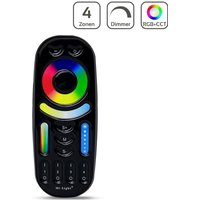 MiBoxer RGB+CCT Fernbedienung 4 Zonen Dimmen Schalten Farbsteuerung FUT092 - Farbe: schwarz von MIBOXER