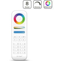MiBoxer RGB+CCT Fernbedienung 8 Zonen Dimmen Schalten Farbsteuerung FUT089 - Farbe: weiß von MIBOXER