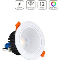 MiBoxer RGB+CCT LED Einbaustrahler Reflector rund weiss 12W Ø114mm 2.4GHz WiFi ready FUT071 MiBoxer RGB+CCT LED Einbaustrahler Reflector rund weiss 12W Ø114mm 2.4GHz WiFi ready FUT071 von MIBOXER