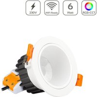 MiBoxer RGB+CCT LED Einbaustrahler Reflector rund weiss 6W Ø114mm 2.4GHz WiFi ready FUT070 MiBoxer RGB+CCT LED Einbaustrahler Reflector rund weiss 6W Ø114mm 2.4GHz WiFi ready FUT070 von MIBOXER