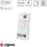 MiBoxer Zigbee 3.0 + 2.4GHz RGB/RGBW/RGB+CCT LED Controller 3 in 1 / 5 Kanal 12/24V Tuya Alexa Google Steuerung E3-ZR MiBoxer Zigbee 3.0 + 2.4GHz RGB/RGBW/RGB+CCT LED Controller 3 in 1 / 5 Kanal 12/24V Tuya Alexa Google Steuerung E3-ZR von MIBOXER