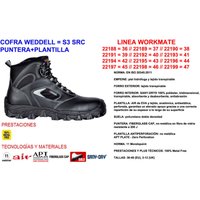 Cofra weddell Nº37 S3 src Stiefel mit Zehen und Innensohle Cofra weddell Nº37 S3 src Stiefel mit Zehen und Innensohle von MIBRICOTIENDA